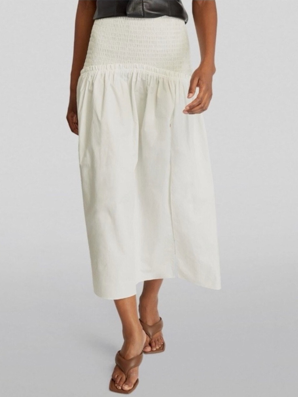 AllSaints White Alex Maxi Skirt, Size 2